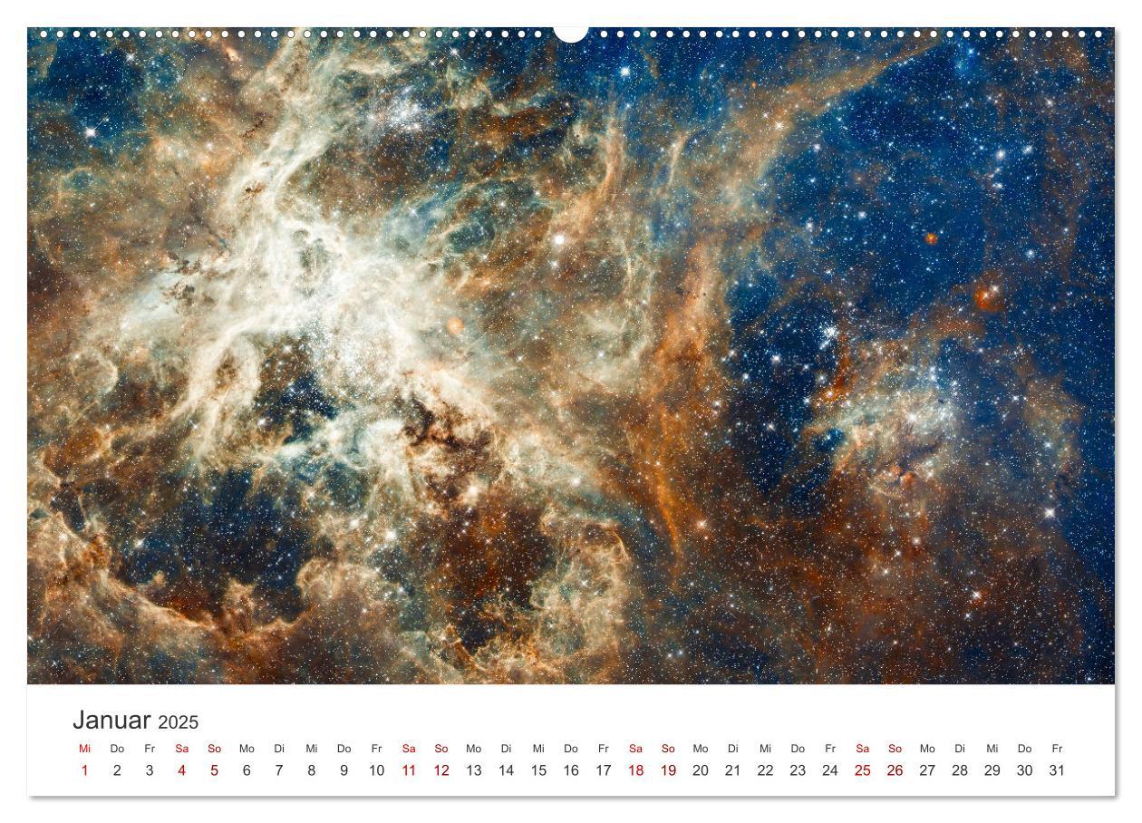 Bild: 9783383918087 | Nebel &amp; Galaxien - Faszination Weltraum (Wandkalender 2025 DIN A2...