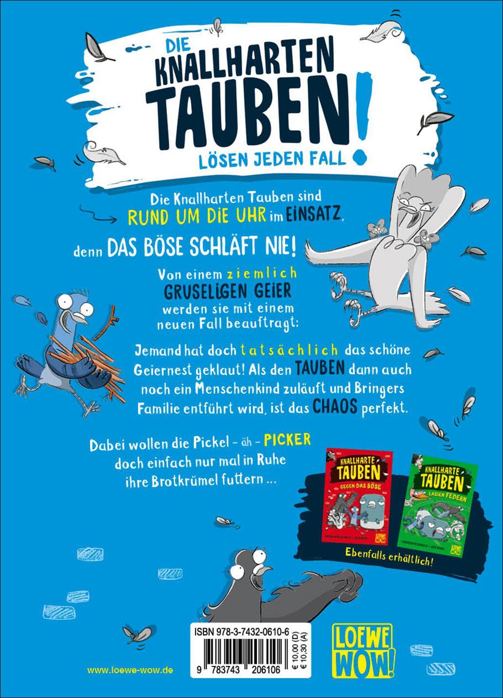 Rückseite: 9783743206106 | Knallharte Tauben schießen den Vogel ab (Band 3) | Andrew McDonald