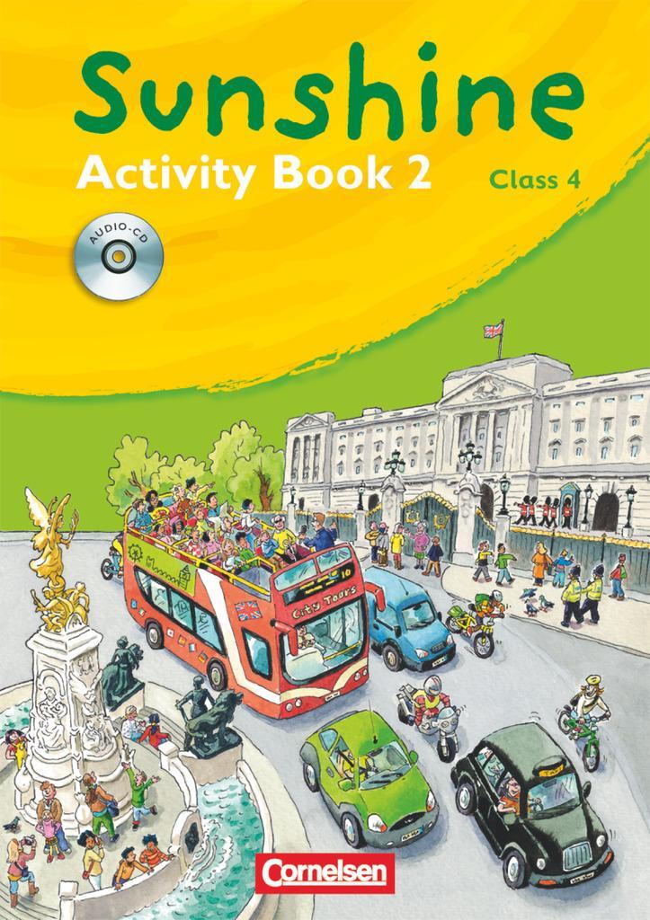 Cover: 9783464346174 | SUNSHINE 2. 4. Schuljahr. Activity Book mit Lieder-/Text-CD....