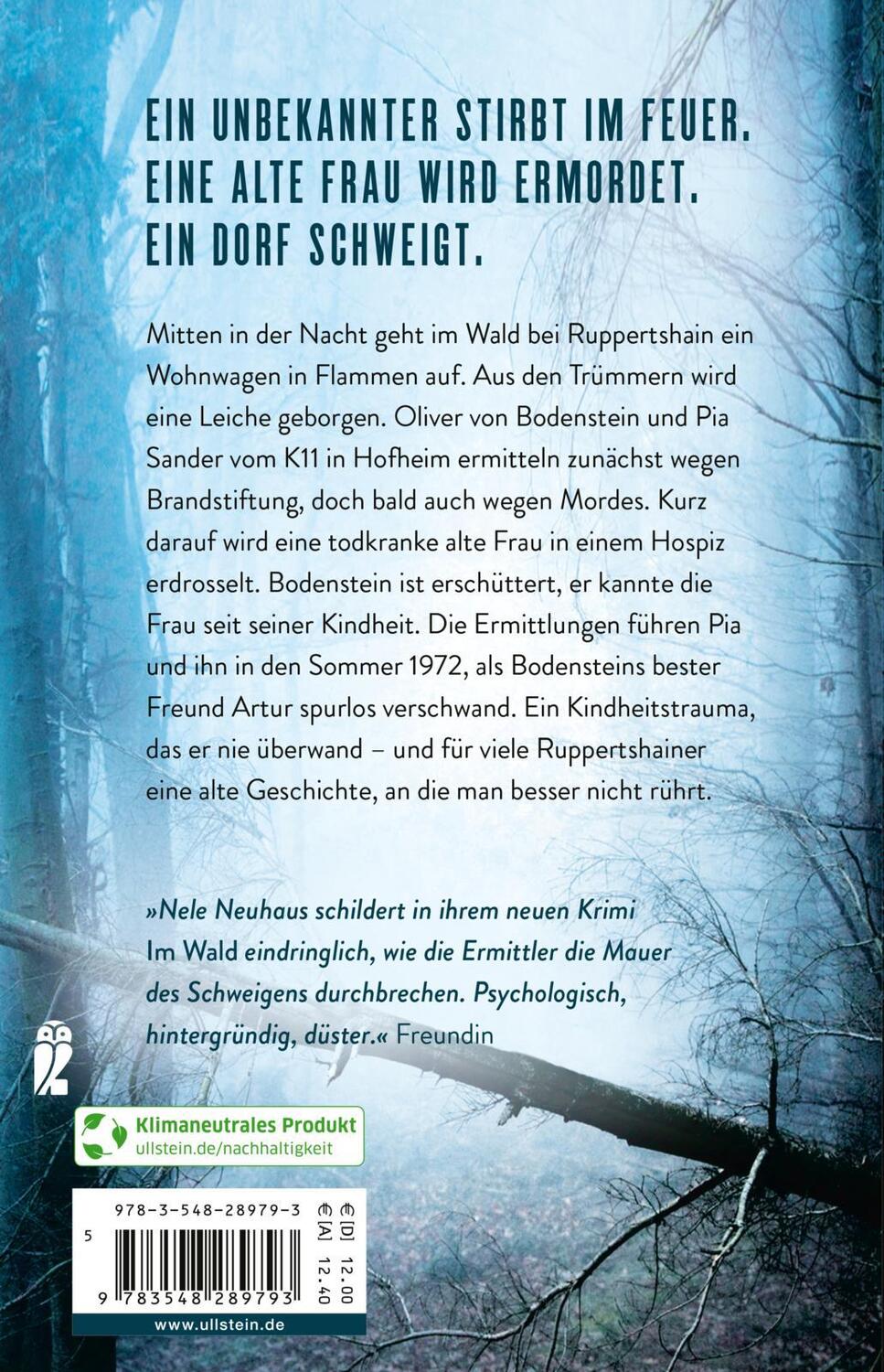 Rückseite: 9783548289793 | Im Wald | Nele Neuhaus | Taschenbuch | 560 S. | Deutsch | 2017