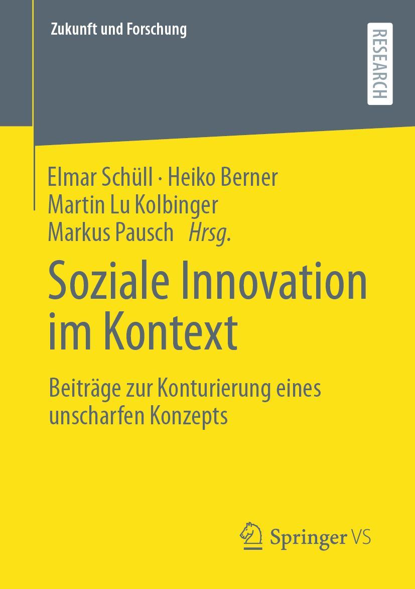 Cover: 9783658372200 | Soziale Innovation im Kontext | Elmar Schüll (u. a.) | Taschenbuch