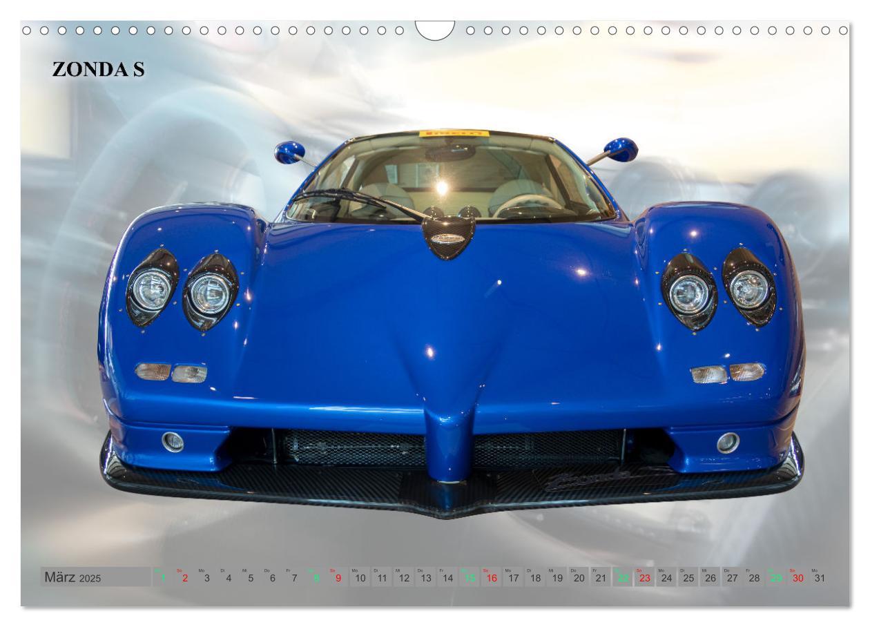 Bild: 9783383871955 | Pagani italienische Automobilkunst (Wandkalender 2025 DIN A3 quer),...