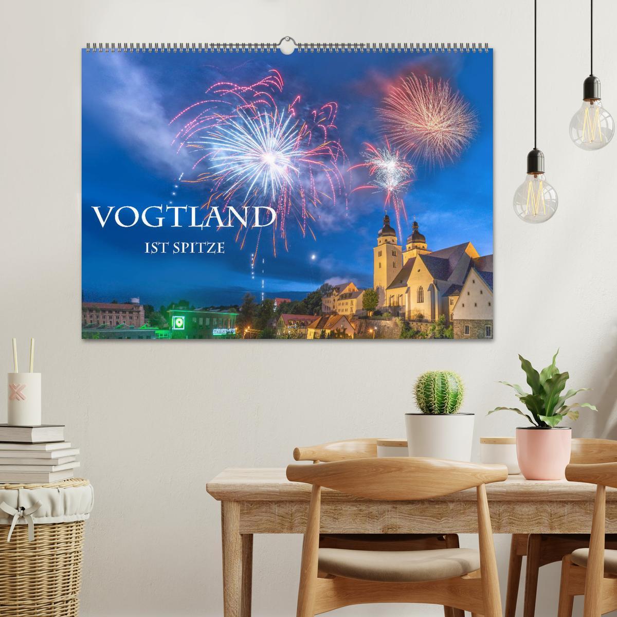 Bild: 9783435297160 | Vogtland ist Spitze (Wandkalender 2025 DIN A2 quer), CALVENDO...