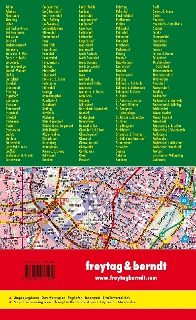 Bild: 9783707917109 | Freytag &amp; Berndt Städteatlas Wien Großraum, Riesenatlas 1:15.000....