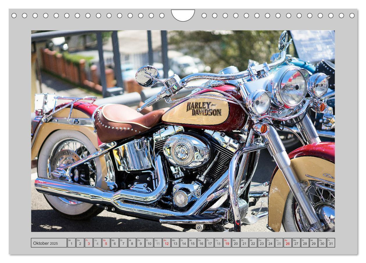 Bild: 9783383950155 | Vintage Bikes. Traumhafte Motorrad-Oldies (Wandkalender 2025 DIN A4...