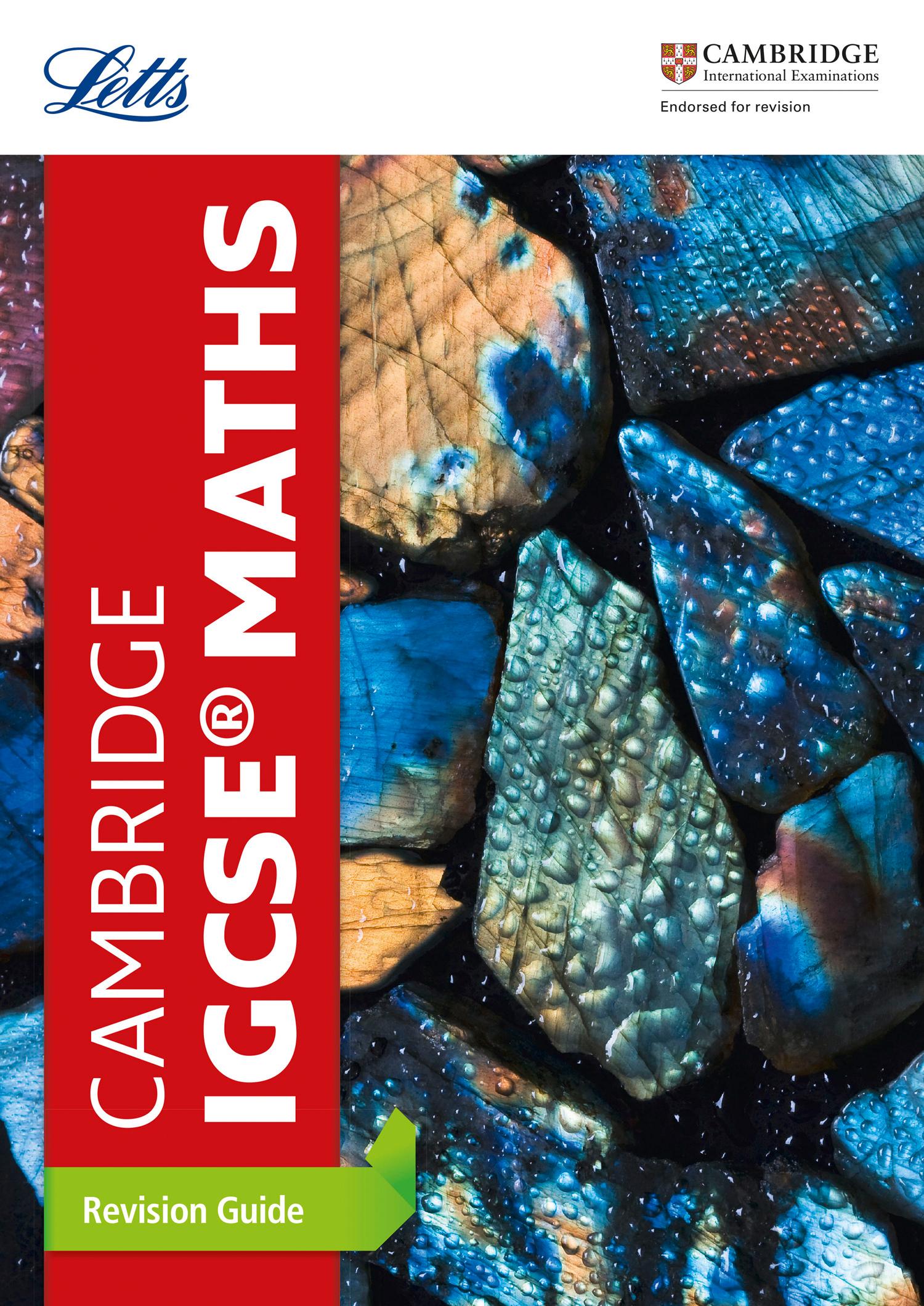 Cover: 9780008210342 | Cambridge IGCSE(TM) Maths Revision Guide | Letts Cambridge IGCSE