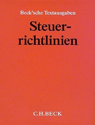 Cover: 9783406500848 | Steuerrichtlinien (ohne Fortsetzungsnotierung). Inkl. 192....