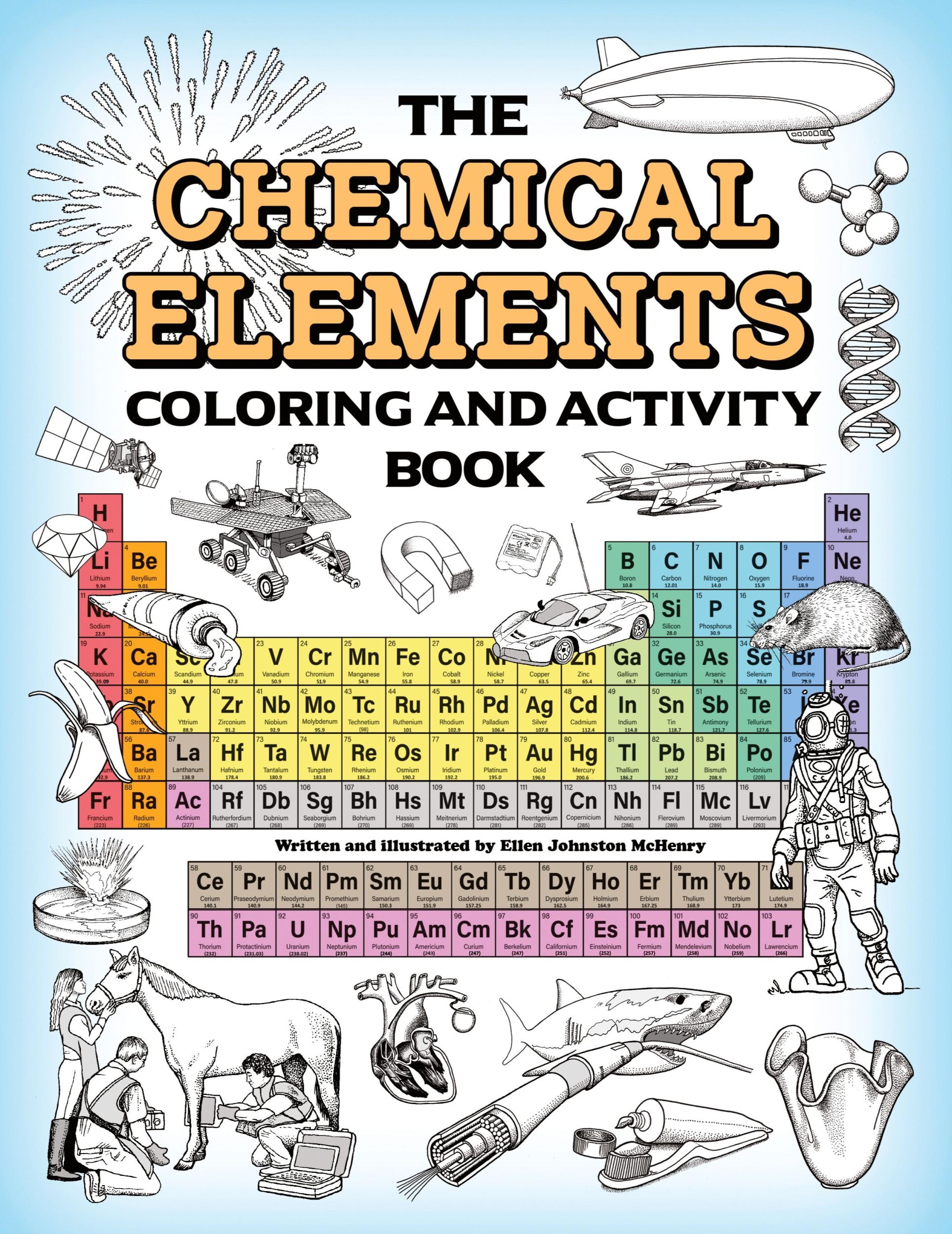 Cover: 9781737476306 | The Chemical Elements Coloring and Activity Book | McHenry | Buch