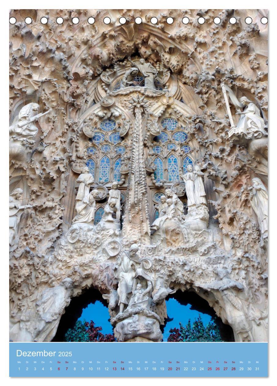 Bild: 9783435909797 | Sagrada Família - Gaudís unvollendetes Meisterwerk (Tischkalender...