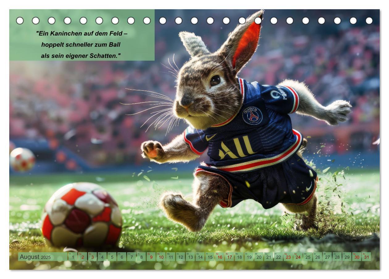 Bild: 9783457152829 | Der tierisch lustige Fußballkalender (Tischkalender 2025 DIN A5...