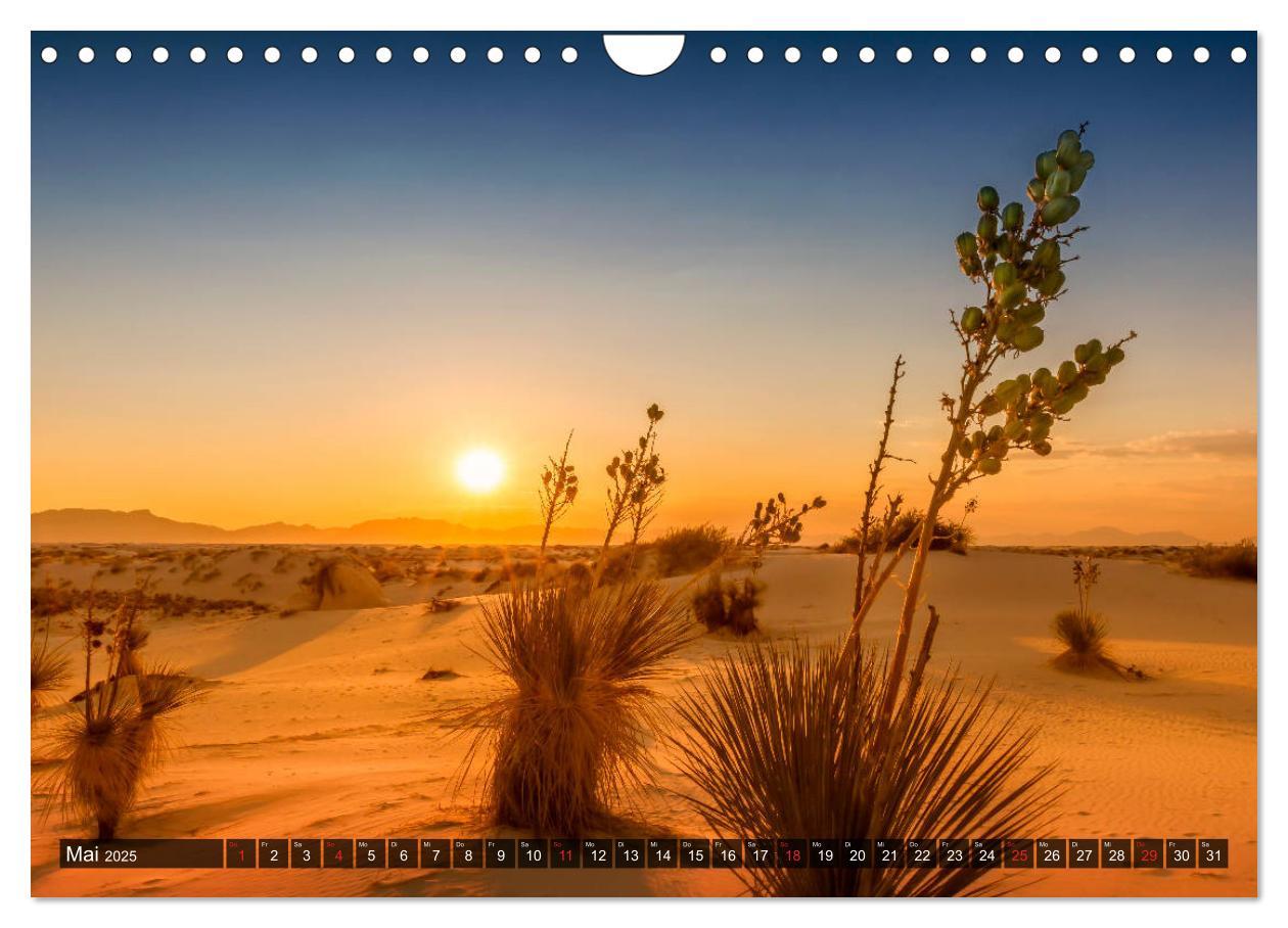 Bild: 9783435210800 | WHITE SANDS Die weiße Wüste in New Mexico (Wandkalender 2025 DIN A4...