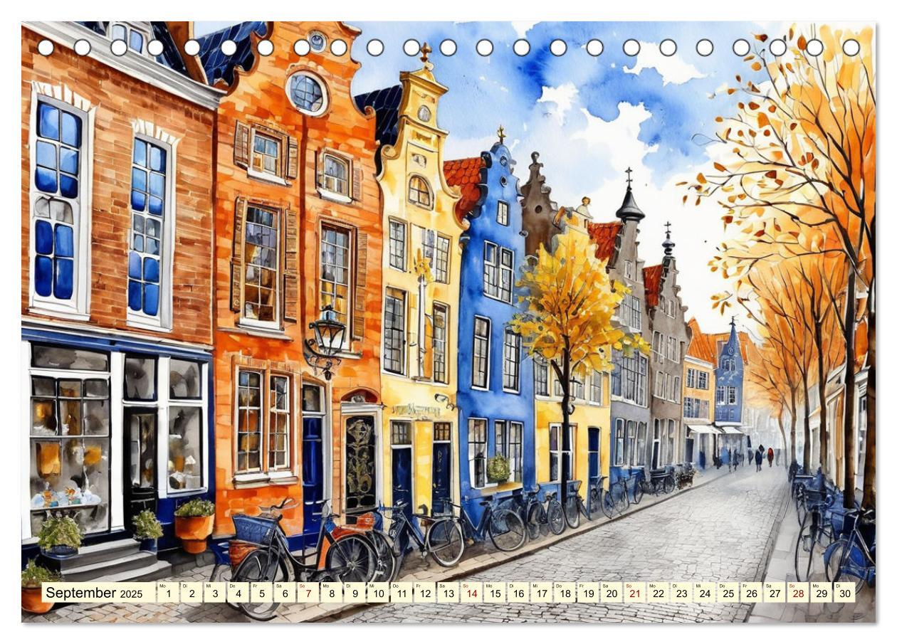 Bild: 9783457180891 | Zauberhafte Niederlande (Tischkalender 2025 DIN A5 quer), CALVENDO...