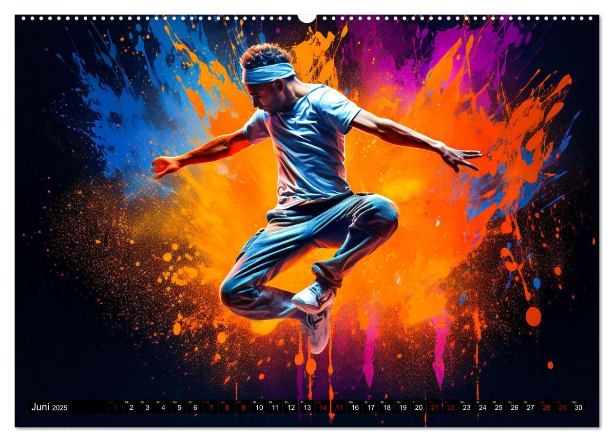 Bild: 9783383877599 | Color Dance Art (Wandkalender 2025 DIN A2 quer), CALVENDO...