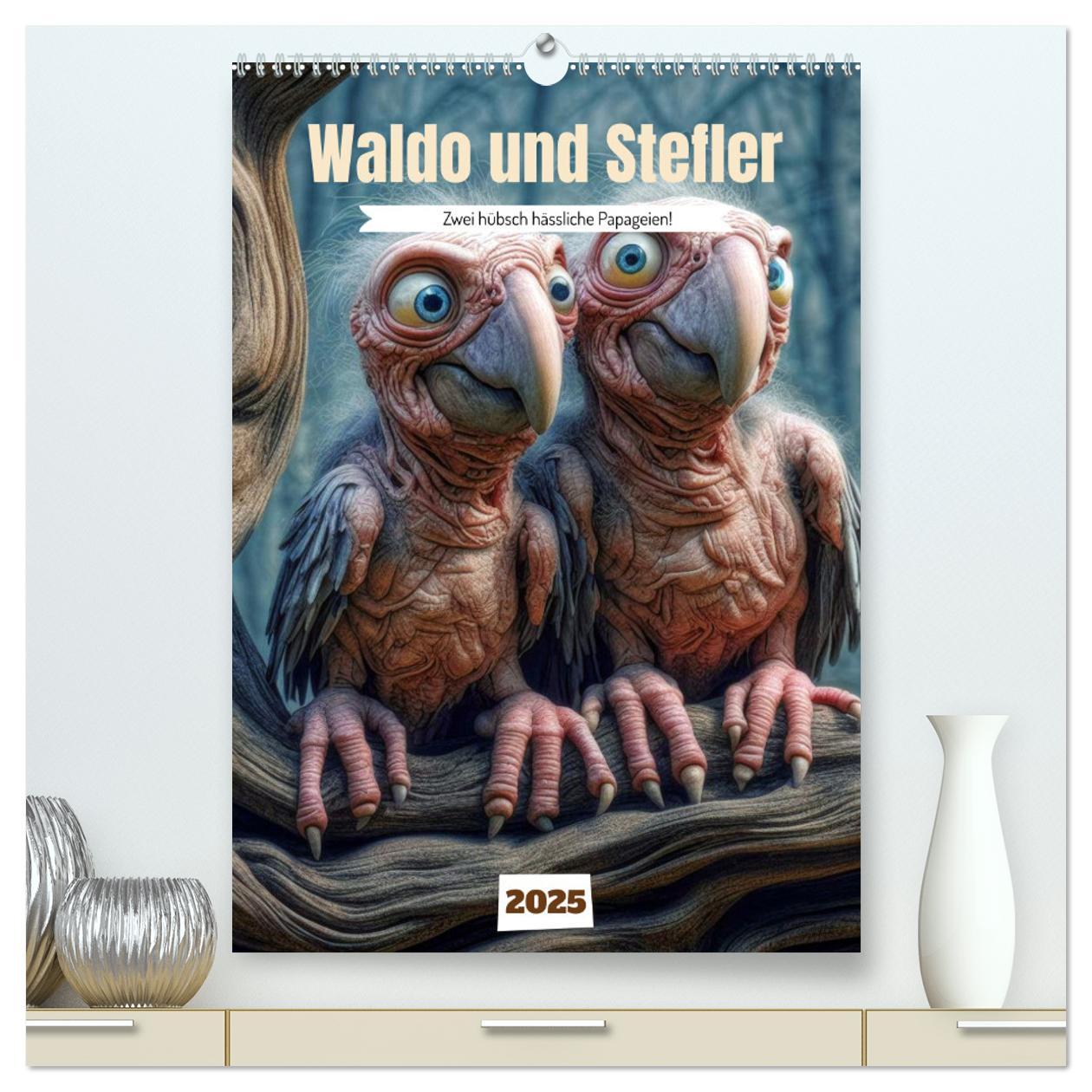 Cover: 9783435846801 | Waldo und Stefler (hochwertiger Premium Wandkalender 2025 DIN A2...