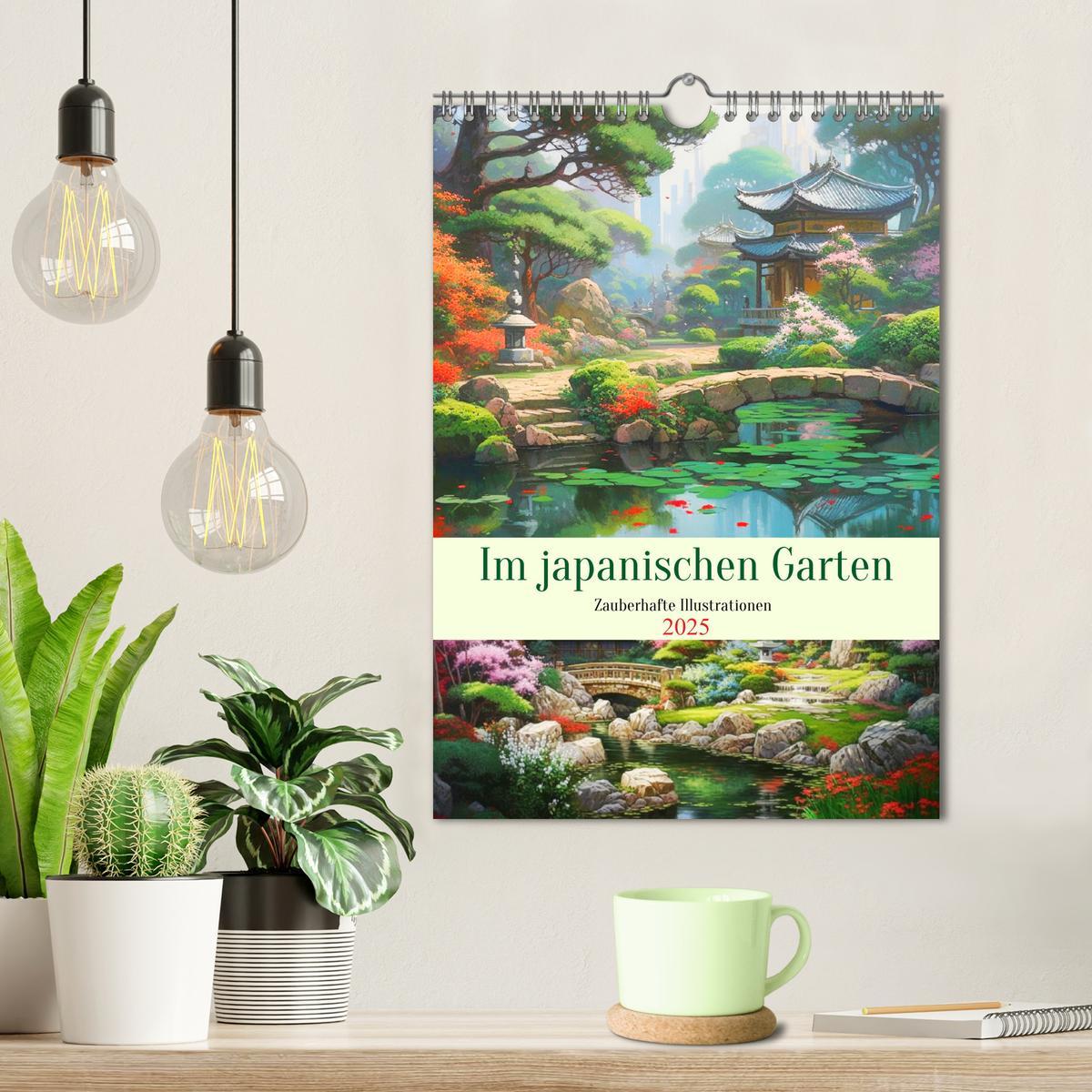 Bild: 9783435865826 | Im japanischen Garten. Zauberhafte Illustrationen (Wandkalender...