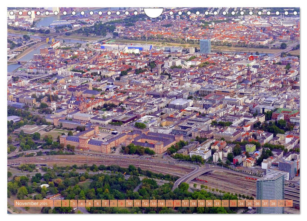 Bild: 9783435585991 | Mannheim - Stadt im Quadrat (Wandkalender 2025 DIN A4 quer),...