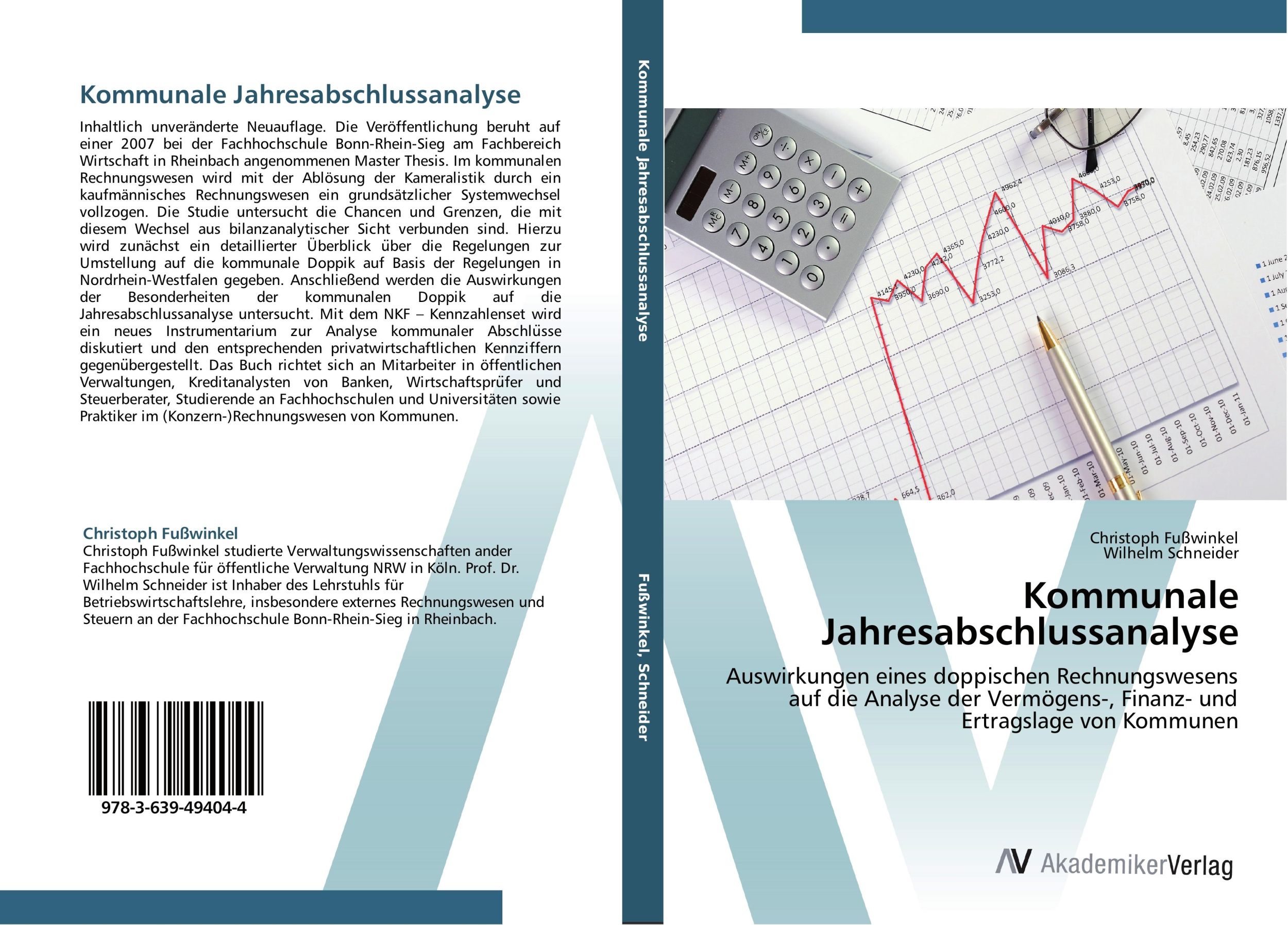 Cover: 9783639494044 | Kommunale Jahresabschlussanalyse | Christoph Fußwinkel (u. a.) | Buch