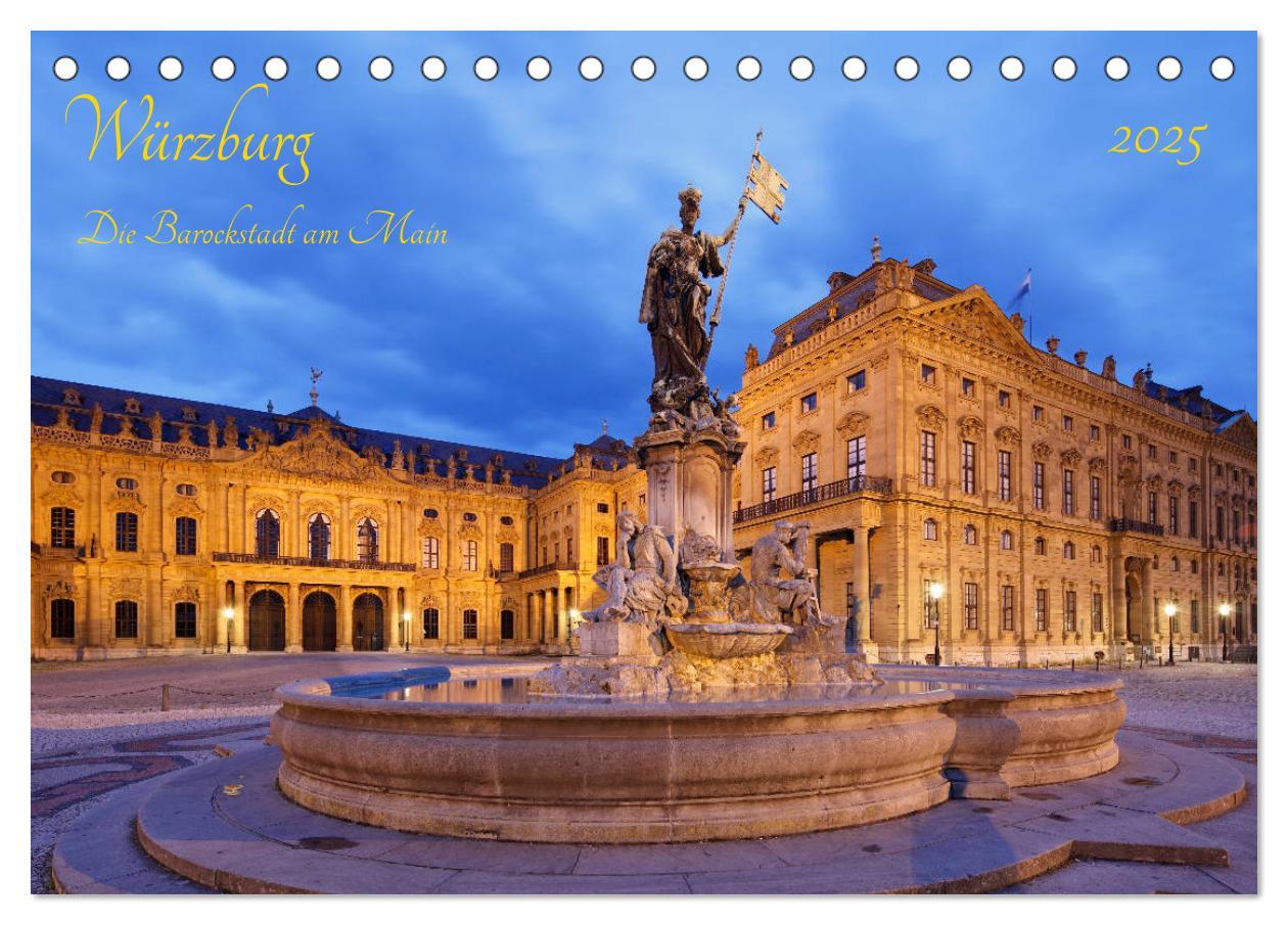 Cover: 9783435192502 | Würzburg Die Barockstadt am Main (Tischkalender 2025 DIN A5 quer),...