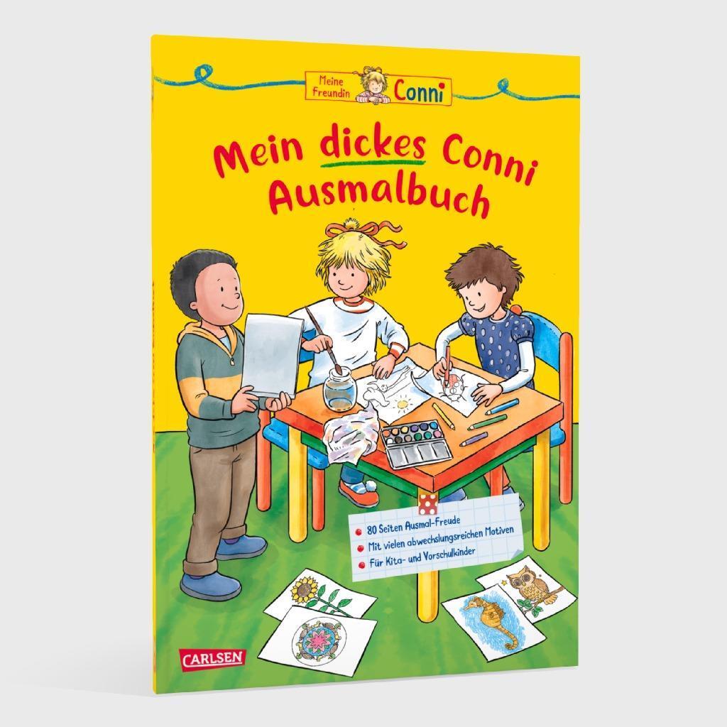 Bild: 9783551191809 | Conni Gelbe Reihe (Beschäftigungsbuch): Mein dickes Conni-Ausmalbuch