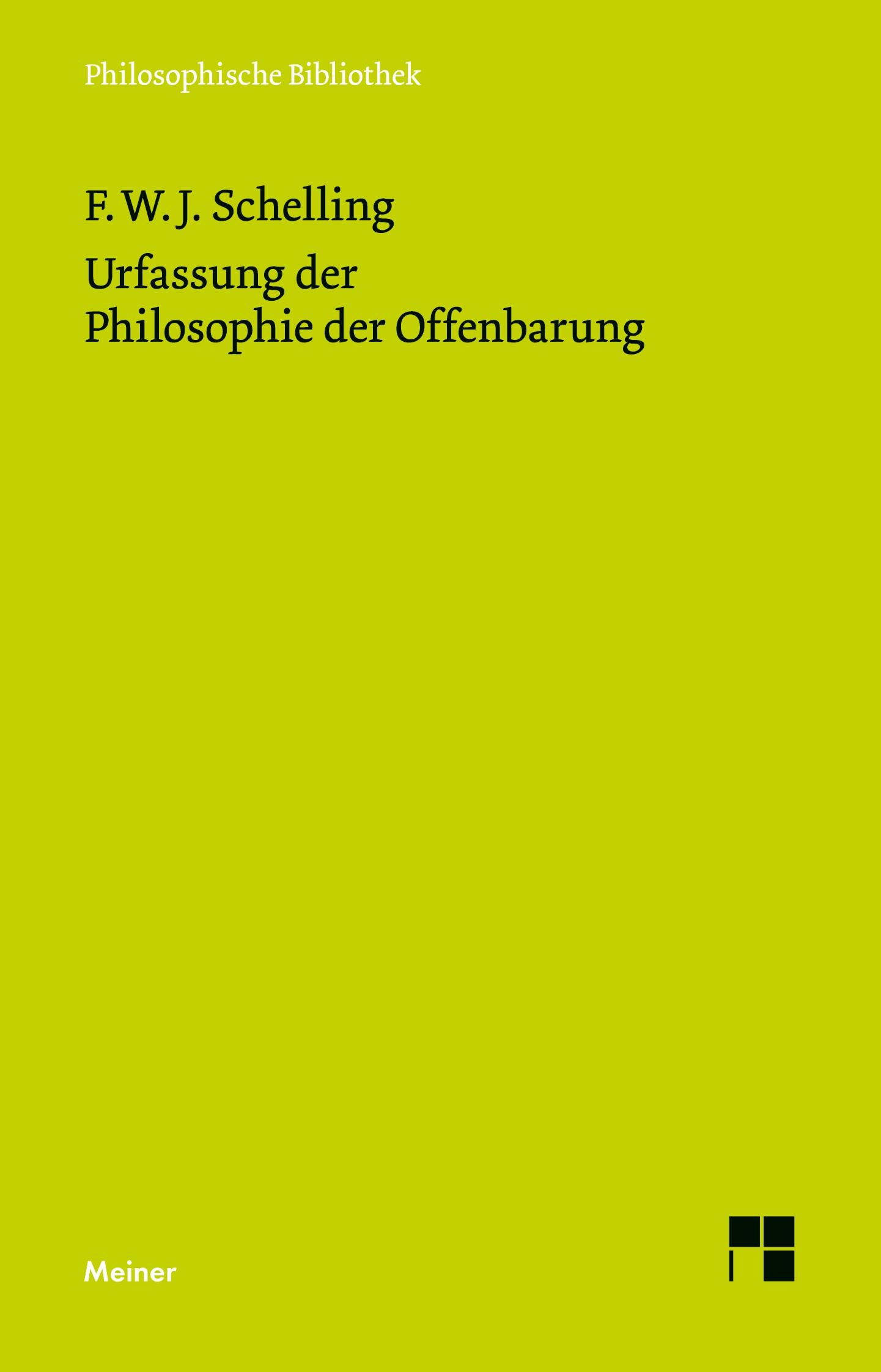 Cover: 9783787340712 | Urfassung der Philosophie der Offenbarung | Schelling | Buch | 804 S.