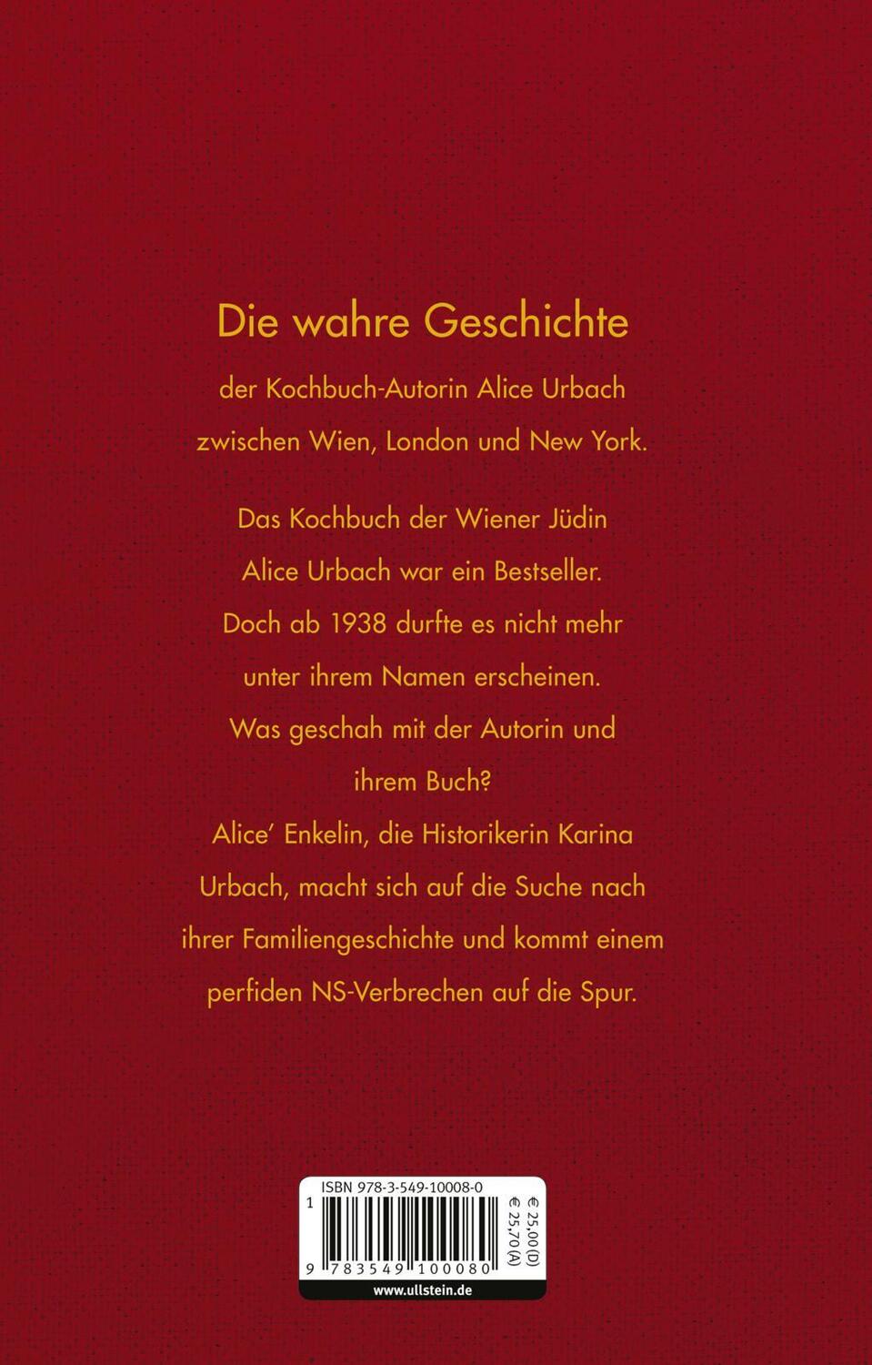 Rückseite: 9783549100080 | Das Buch Alice | Karina Urbach | Buch | 432 S. | Deutsch | 2020