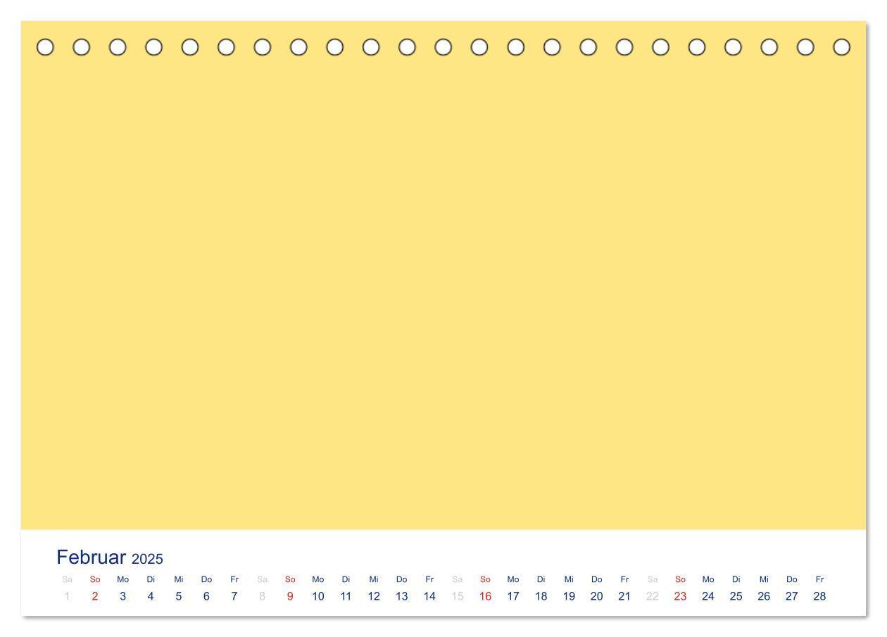 Bild: 9783435588107 | Farbiger Bastelkalender (Tischkalender 2025 DIN A5 quer), CALVENDO...