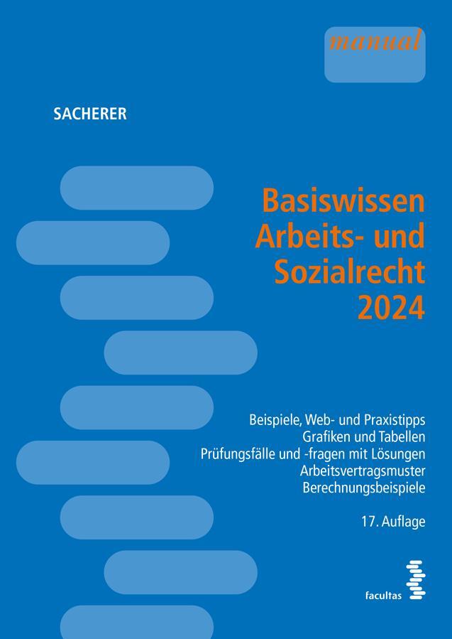 Cover: 9783708924731 | Basiswissen Arbeits- und Sozialrecht 2024 | Remo Sacherer | Buch