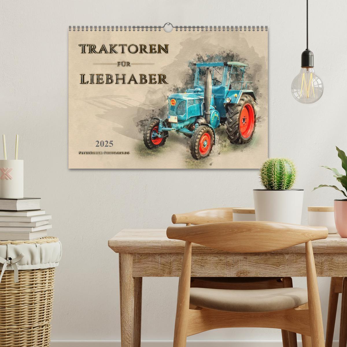 Bild: 9783435386444 | Traktoren für Liebhaber (Wandkalender 2025 DIN A3 quer), CALVENDO...