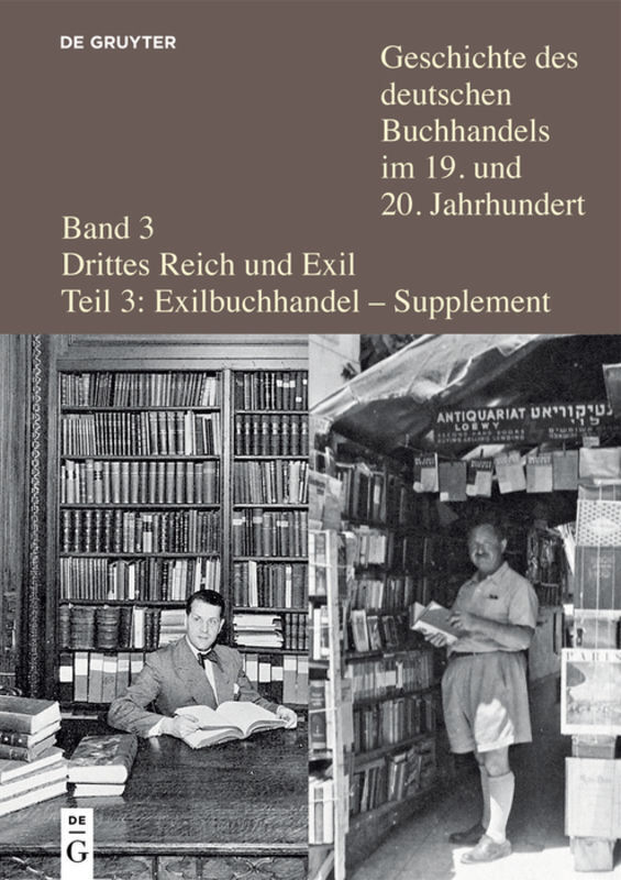 Cover: 9783110688634 | Verleger, Buchhändler und Antiquare aus Deutschland und Österreich...