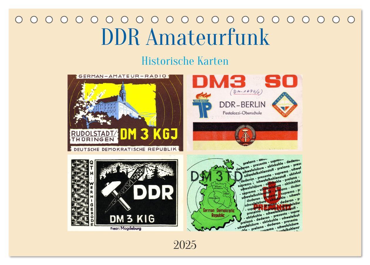 Cover: 9783383940033 | DDR Amateurfunk Historische Karten (Tischkalender 2025 DIN A5...