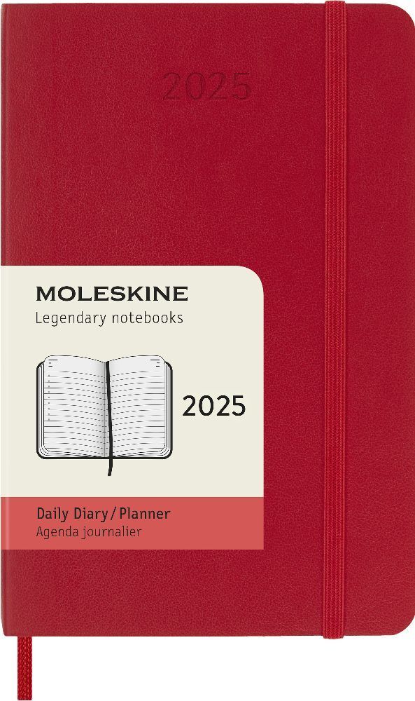 Bild: 8056999270230 | Moleskine 12 Monate Tageskalender 2025, Pocket/A6 | Buch | 400 S.