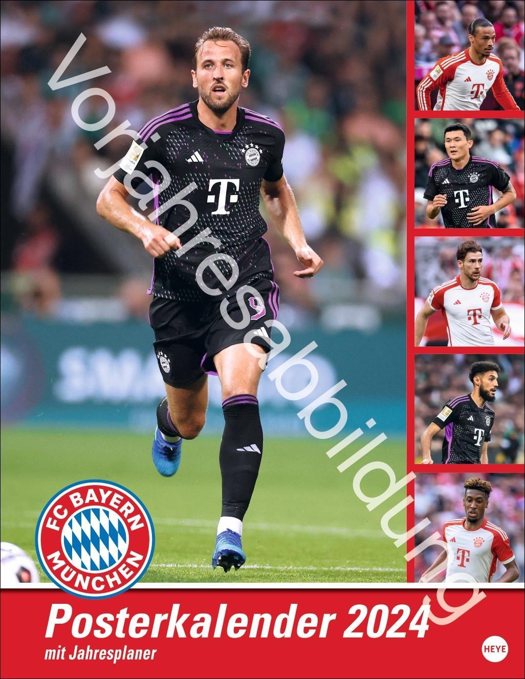 Cover: 9783756405398 | FC Bayern München Posterkalender 2025 | Heye | Kalender | 15 S. | 2025