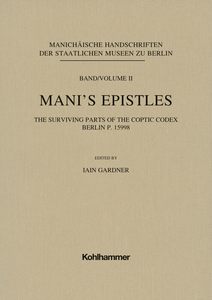 Cover: 9783170416727 | Mani's Epistles | Iain Gardner | Buch | VIII | Englisch | 2022