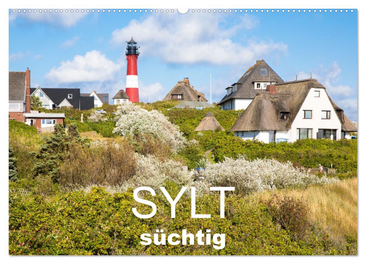 Cover: 9783457214114 | Sylt süchtig (Wandkalender 2025 DIN A2 quer), CALVENDO Monatskalender