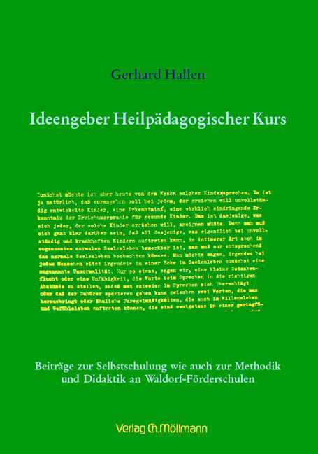 Cover: 9783899793697 | Ideengeber Heilpädagogischer Kurs | Gerhard Hallen | Buch | Deutsch