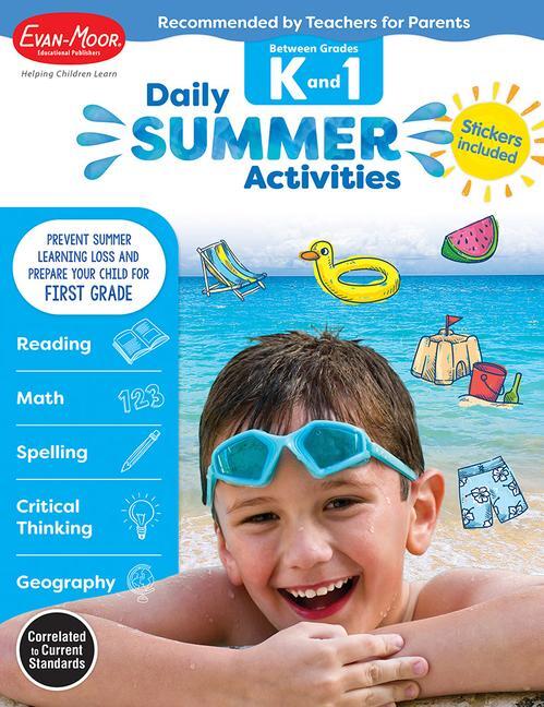 Cover: 9781629384832 | Daily Summer Activities: Between Kindergarten and 1st Grade, Grade...