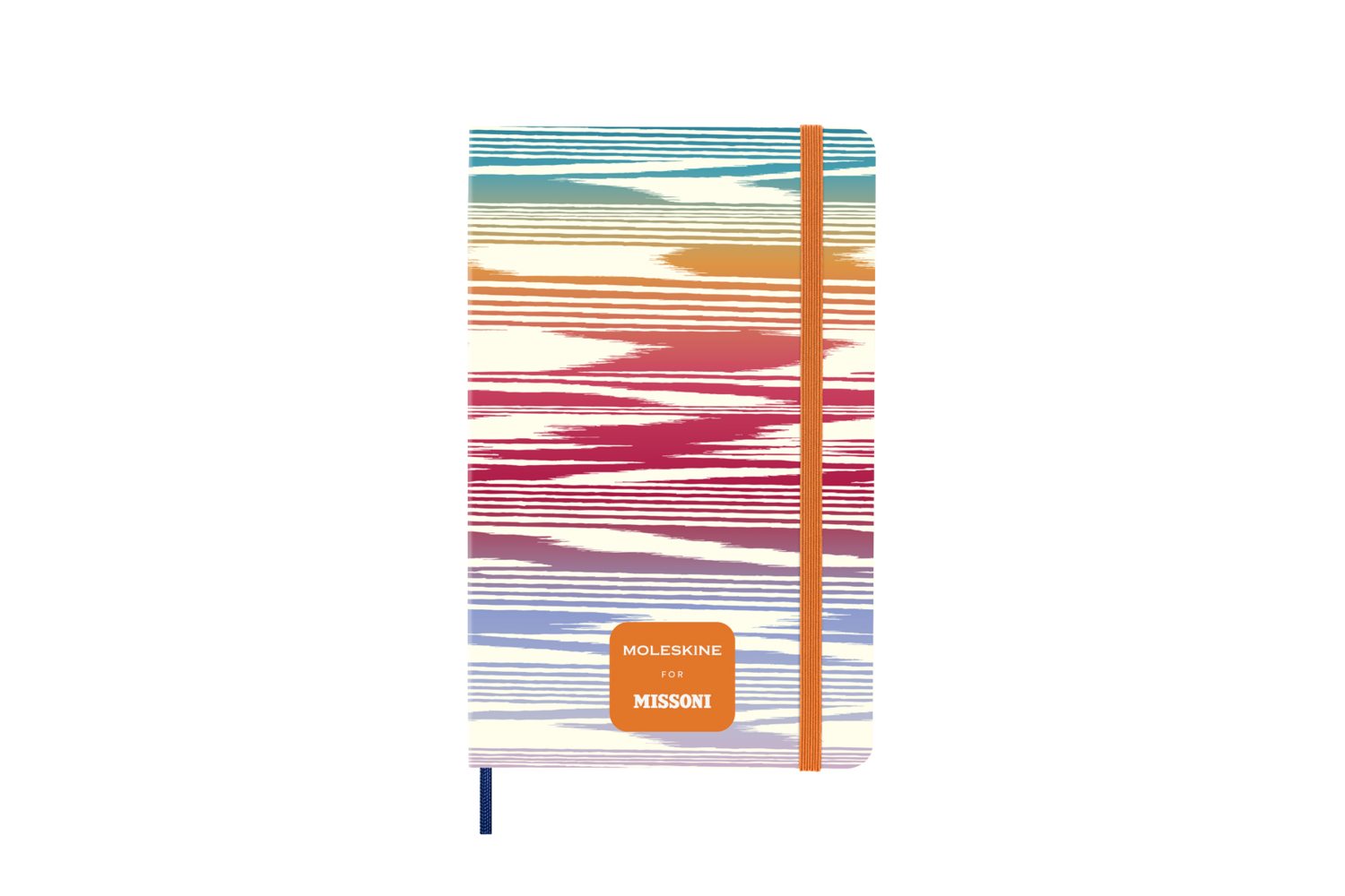 Cover: 8051575589706 | Moleskine Notizbuch - Missoni, Large/A5, liniert, Stoffeinband, Fiamm