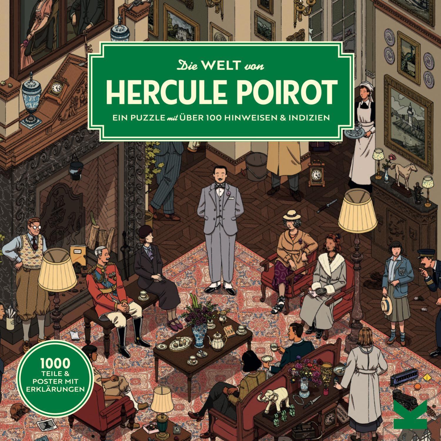 Cover: 9783962443641 | Die Welt von Hercule Poirot | Ein 1000-Teile-Puzzle | Limited | Spiel