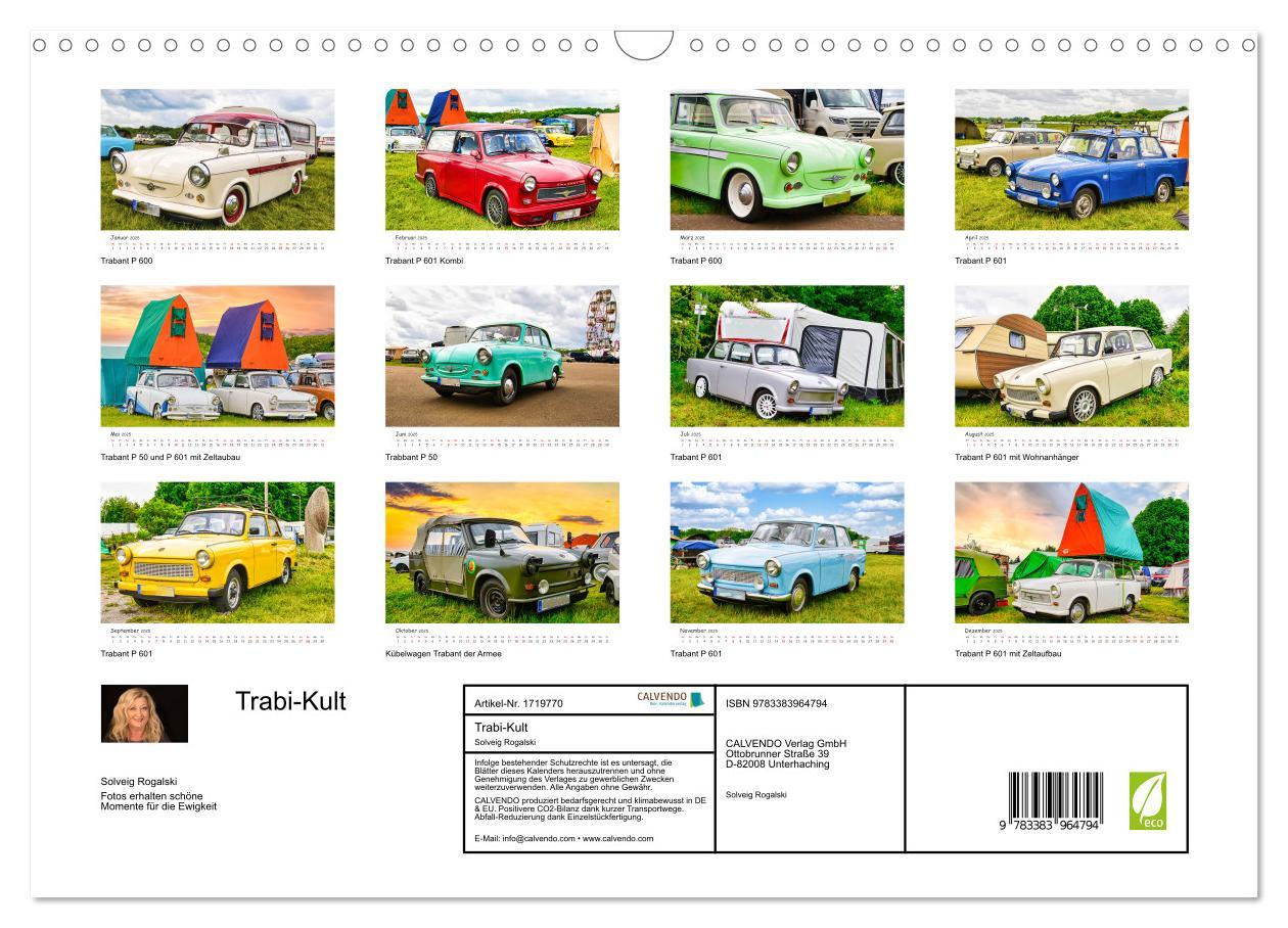 Bild: 9783383964794 | Trabi-Kult (Wandkalender 2025 DIN A3 quer), CALVENDO Monatskalender