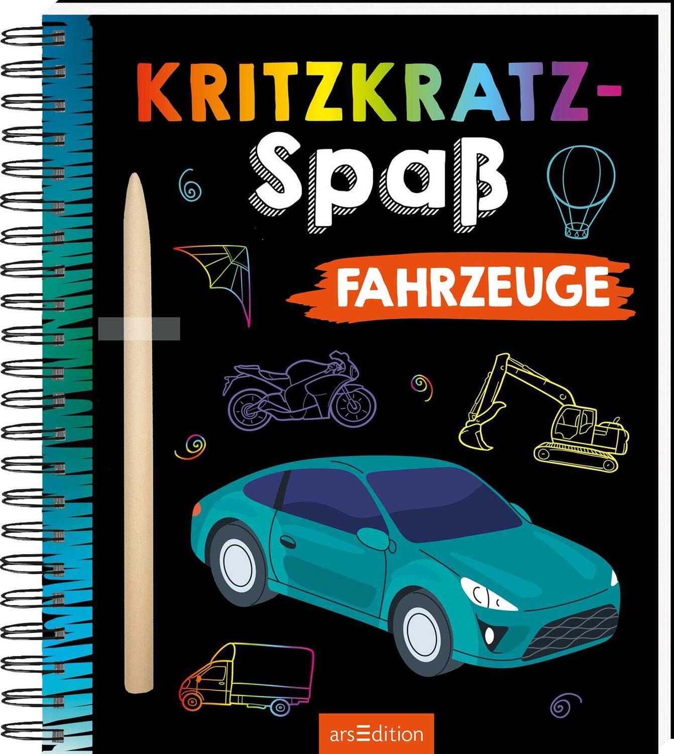 Cover: 9783845841885 | Kritzkratz-Spaß - Fahrzeuge | Taschenbuch | 36 S. | Deutsch | 2021