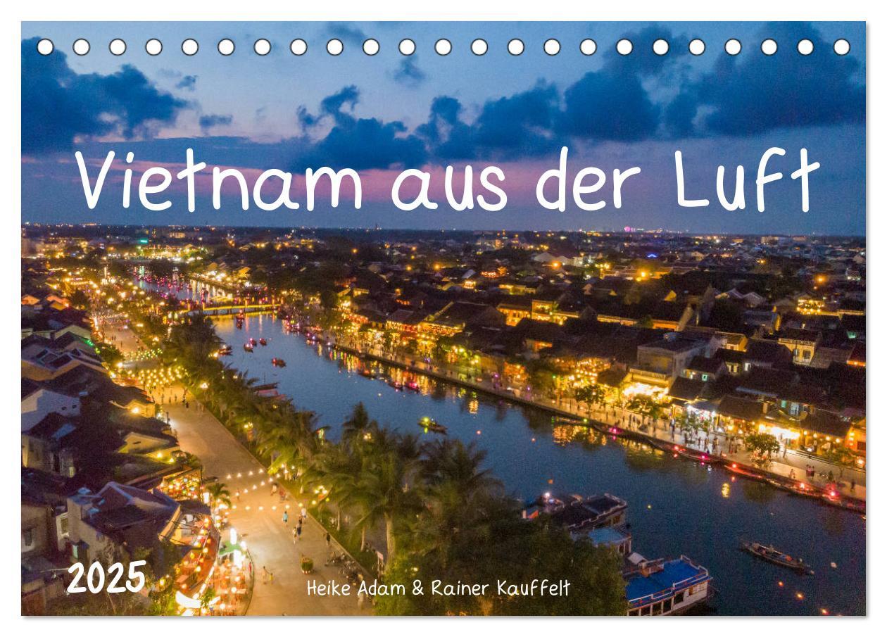 Cover: 9783435349784 | Vietnam aus der Luft (Tischkalender 2025 DIN A5 quer), CALVENDO...