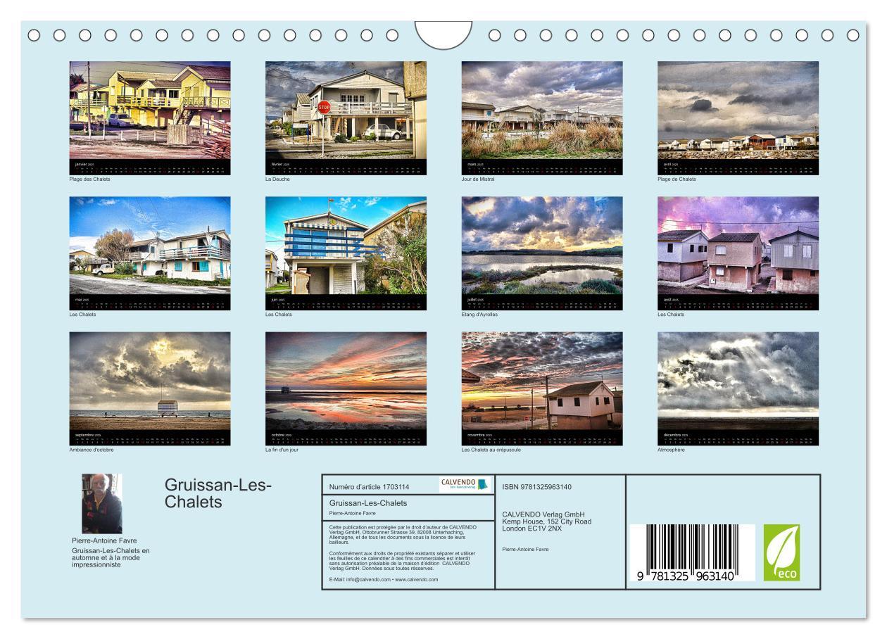 Bild: 9781325963140 | Gruissan-Les-Chalets (Calendrier mural 2025 DIN A4 vertical),...