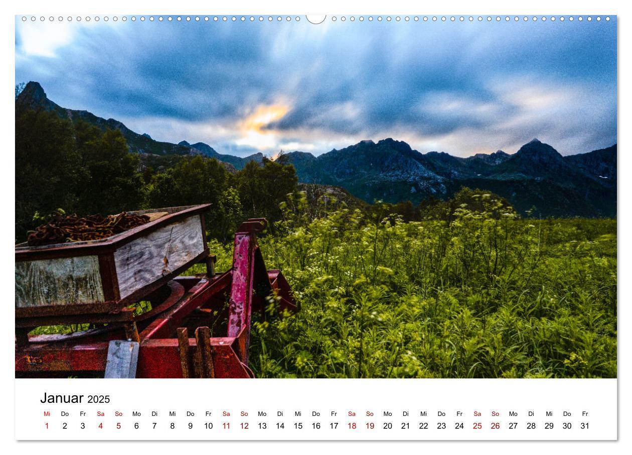 Bild: 9783435009046 | Lofoten (Wandkalender 2025 DIN A2 quer), CALVENDO Monatskalender