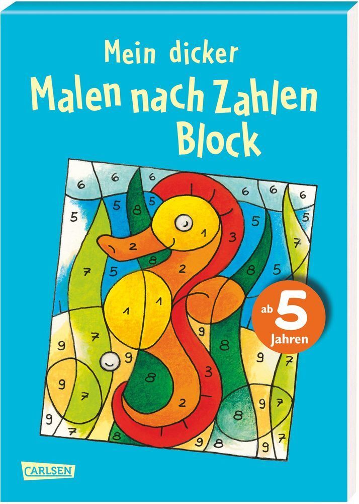 Cover: 9783551180575 | Mein dicker "Malen nach Zahlen" Block | Eva Muszynski | Taschenbuch