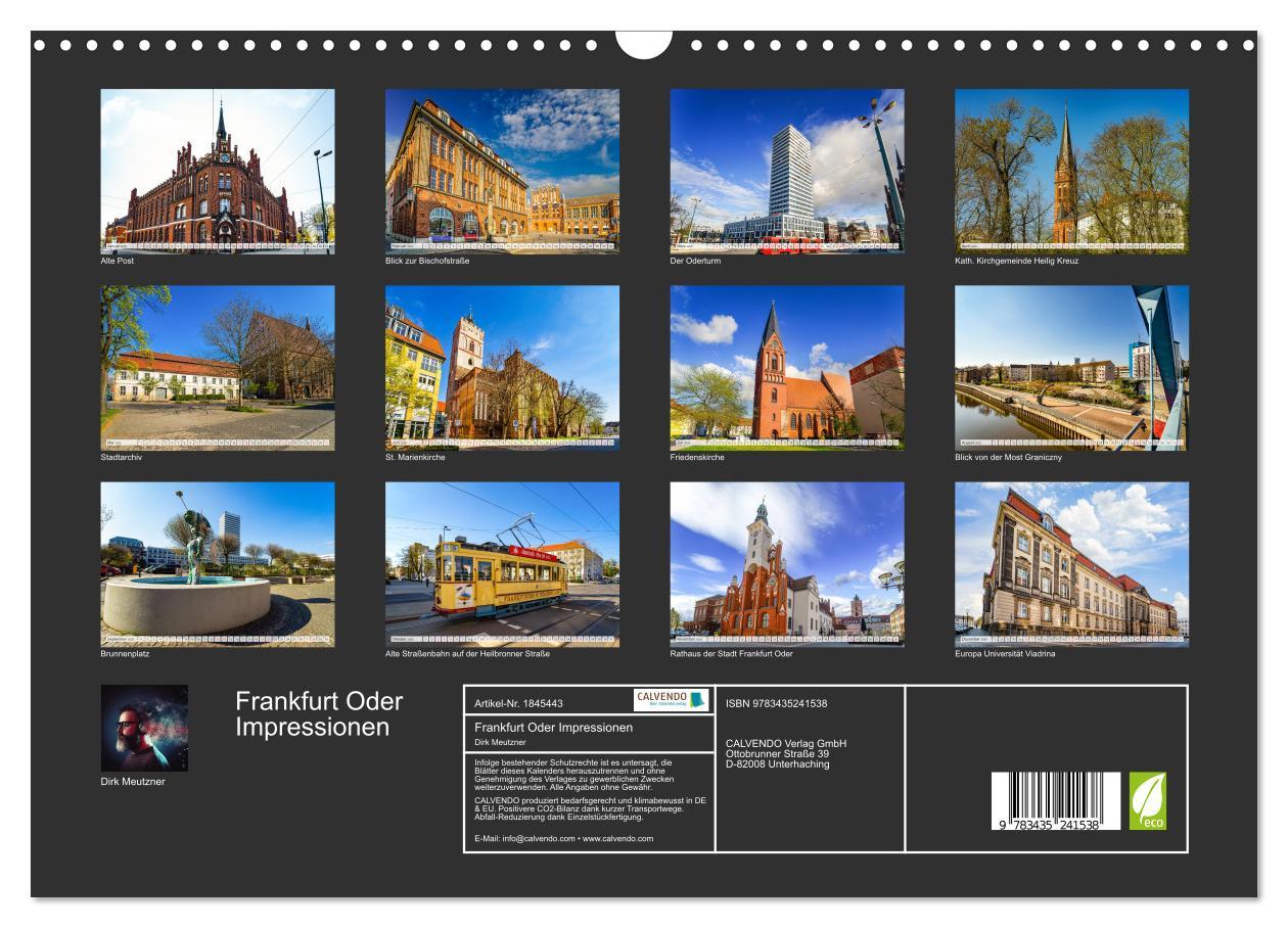 Bild: 9783435241538 | Frankfurt Oder Impressionen (Wandkalender 2025 DIN A3 quer),...