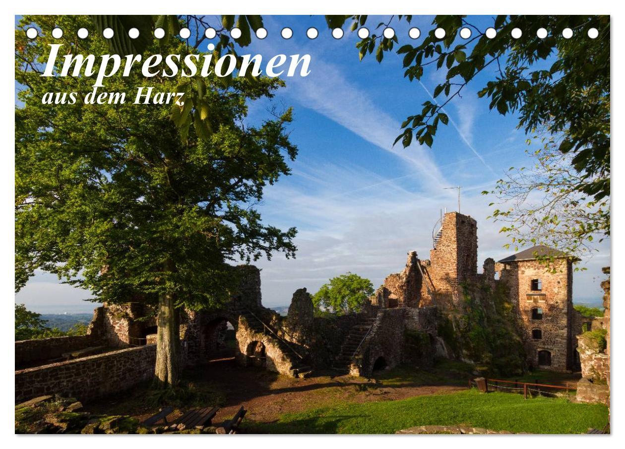 Cover: 9783435829941 | Impressionen aus dem Harz (Tischkalender 2025 DIN A5 quer),...