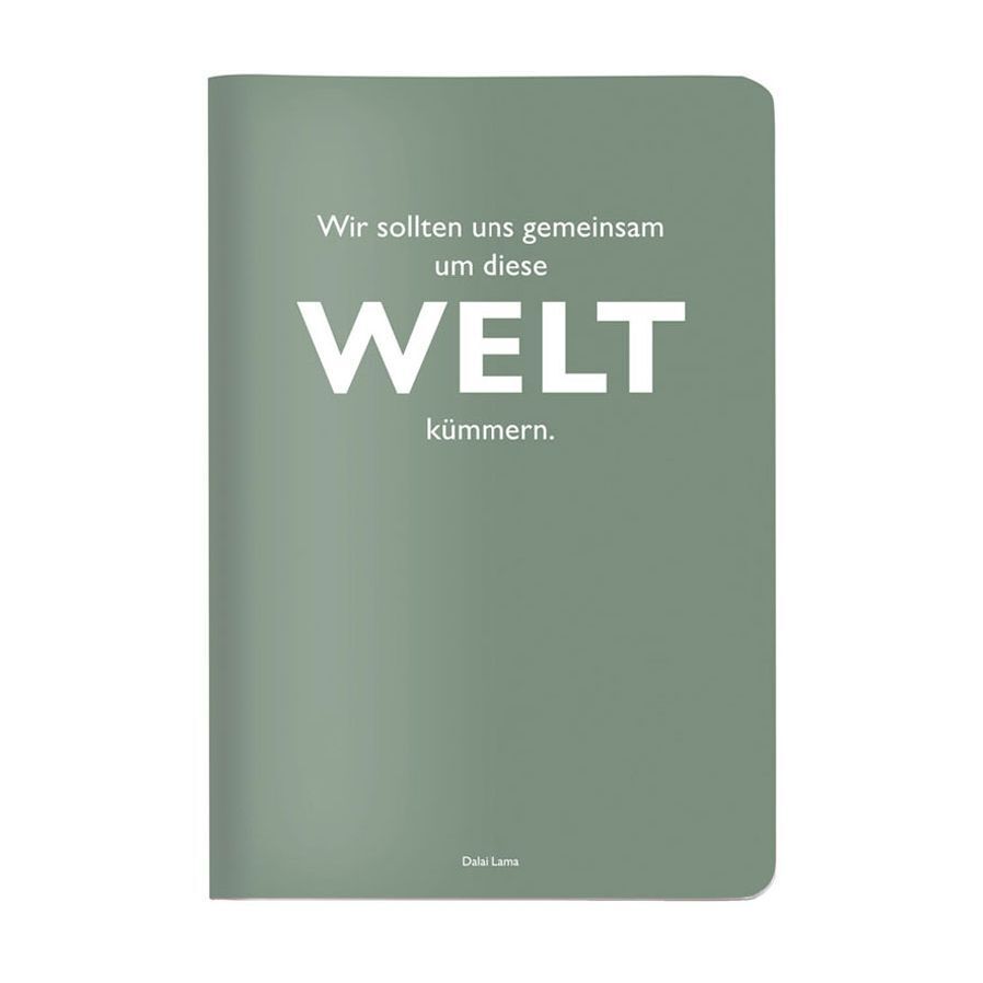 Cover: 4048809027763 | Heft A5 kariert, "Wir sollten uns gemeinsam um diese Welt kümmern."...