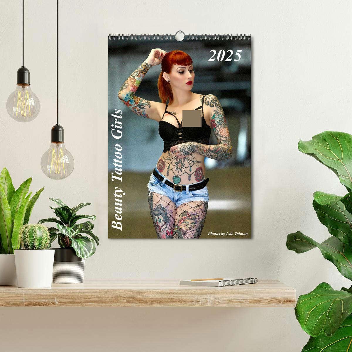 Bild: 9783435861323 | Beauty Tattoo Girls 2025 (Wandkalender 2025 DIN A3 hoch), CALVENDO...