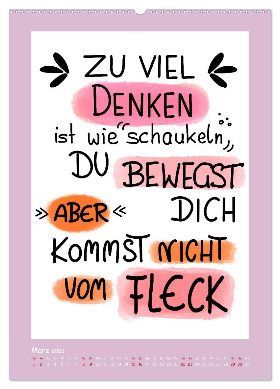 Bild: 9783435696864 | Nachgedacht-Sprüche und Zitate (hochwertiger Premium Wandkalender...