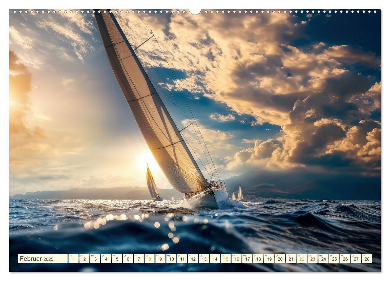 Bild: 9783383779657 | Segeln - schöne Momente (hochwertiger Premium Wandkalender 2025 DIN...